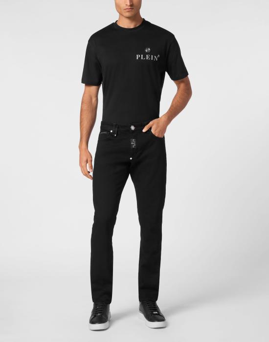  필립 플레인 데님 팬츠 MDT3978 PDE004N 02JB Jet black - PHILIPP PLEIN