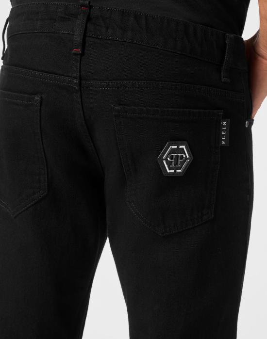  필립 플레인 데님 팬츠 MDT3978 PDE004N 02JB Jet black - PHILIPP PLEIN