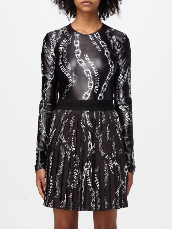 24FW 베르사체 긴팔 티셔츠 77HAM2A1JS417 899 Multicolor