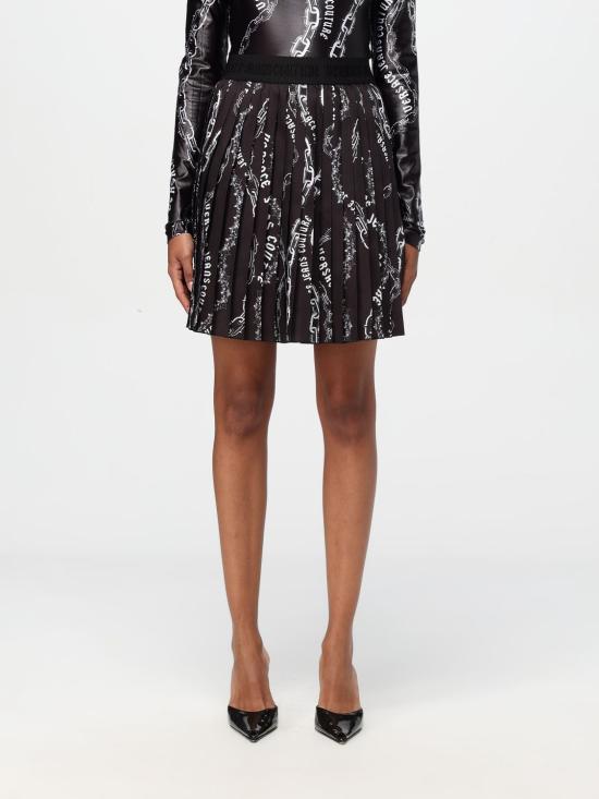 24FW 베르사체 숏 스커트 77HAE820NS525 899 Black