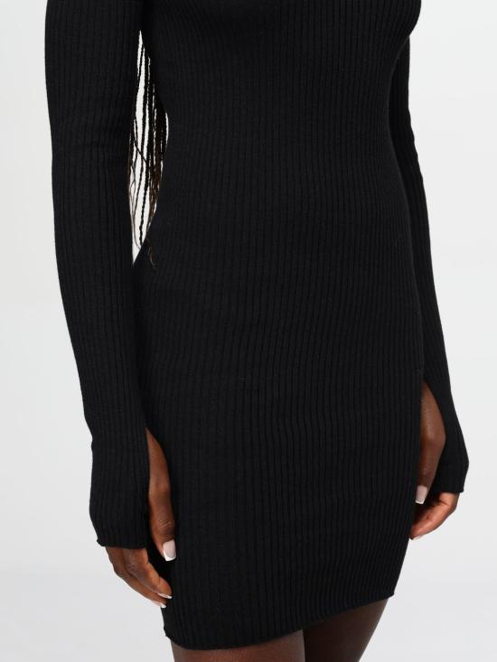 25FW 쿠레쥬 숏 원피스 324MRO466FI0049 9999 Black - COURREGES