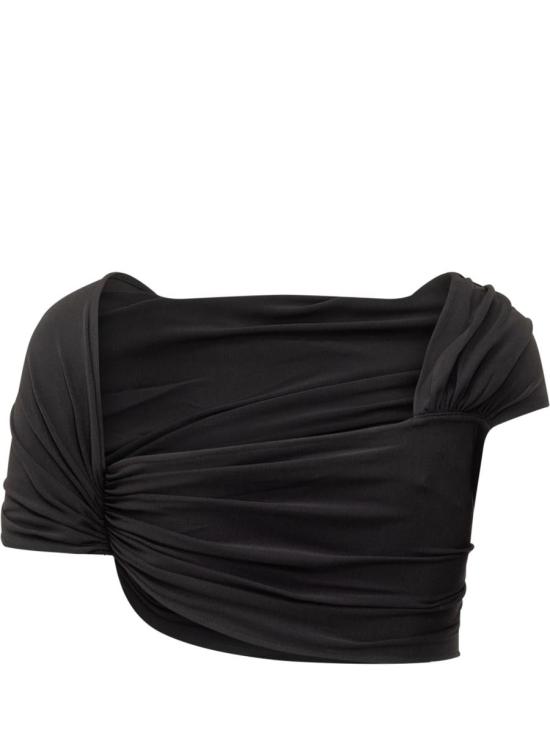 24FW 카사블랑카 민소매 티셔츠 WF24TP063 01 Black - CASABLANCA