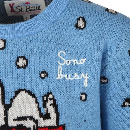 25FW [키즈] 세인트바쓰 풀오버 PRC0007 02335G LIGHT BLUE - MC2 SAINT BARTH