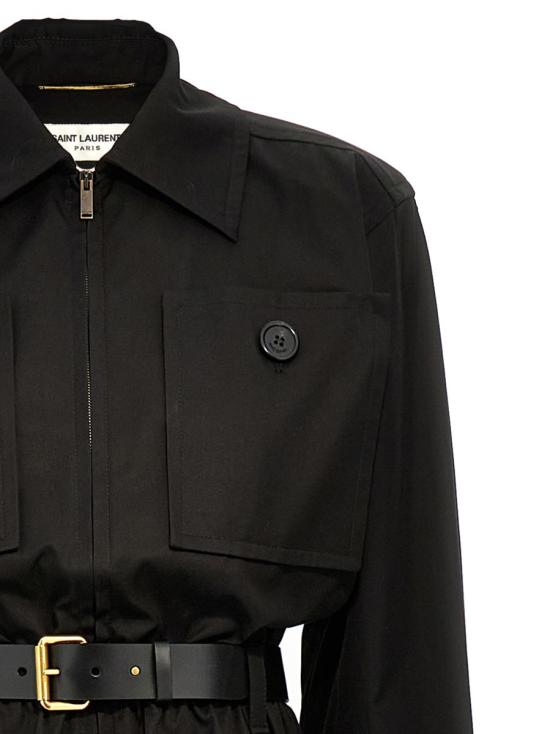  생로랑 점프수트 785813Y9I261000 Black - SAINT LAURENT