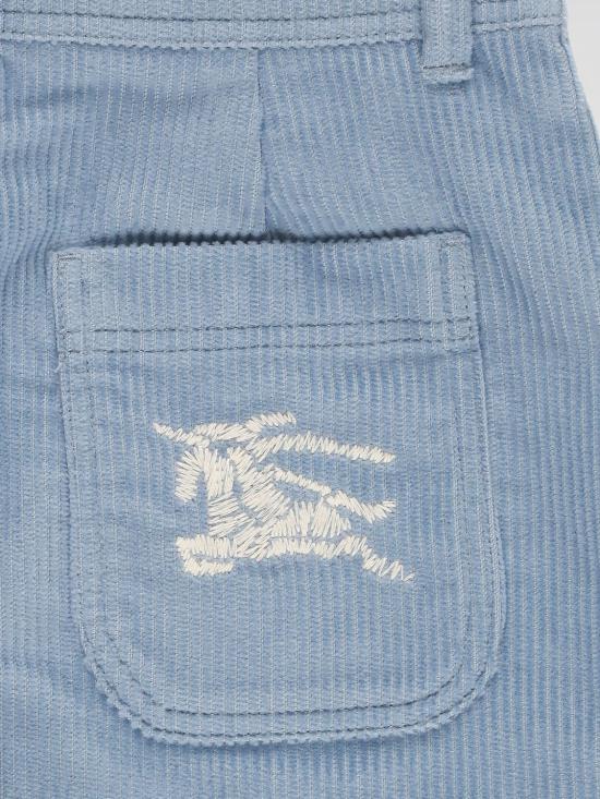 25FW [키즈] 버버리 스트레이트 팬츠 8088964 Sky Blue - BURBERRY