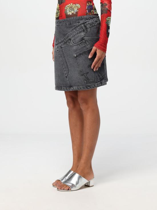 25FW JW앤더슨 데님 스커트 DK0020PG1195 929 Grey - JW ANDERSON