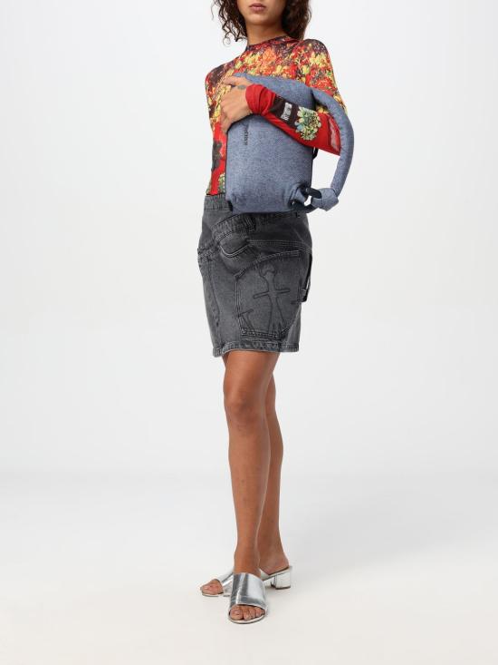 25FW JW앤더슨 데님 스커트 DK0020PG1195 929 Grey - JW ANDERSON