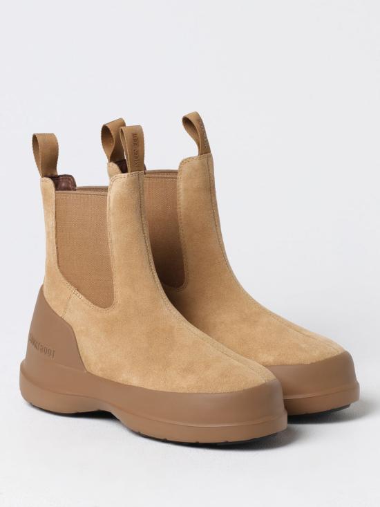 25FW 문부츠 루나 스웨이드 첼시 부츠 80D2480050 003 Beige - MOON BOOT