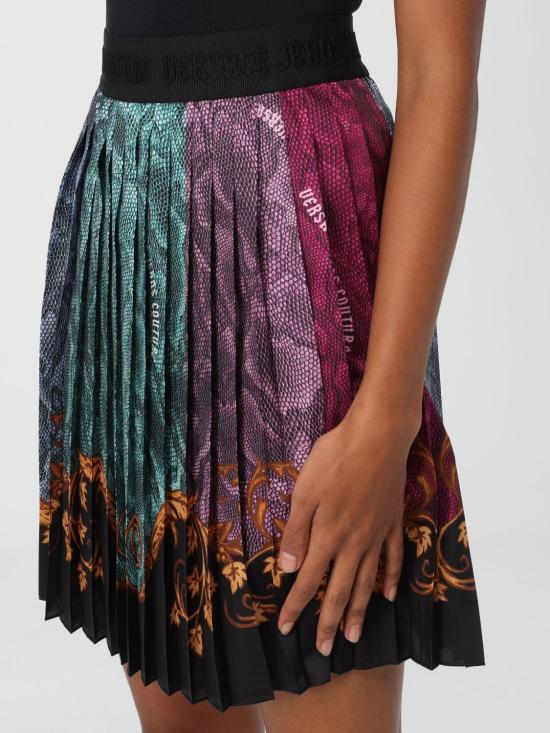 24FW 베르사체 숏 스커트 77HAE8P1NS545 477 Multicolor - VERSACE