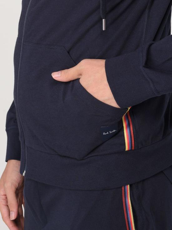 25FW 폴 스미스 코튼 저지 후드티  M1A500MAU279B 48 Blue - PAUL SMITH