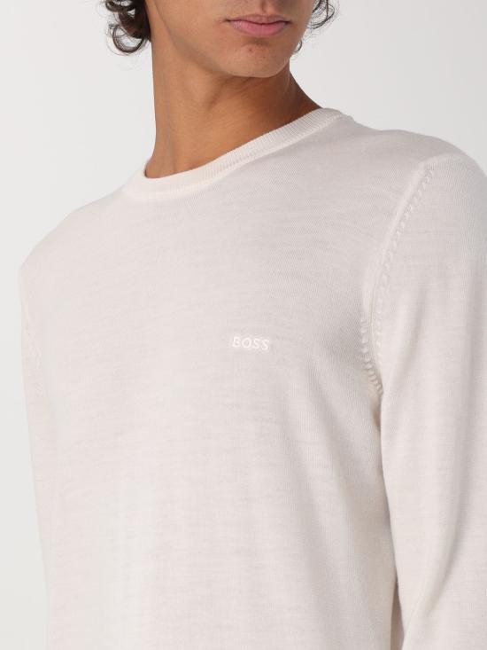 25FW 보스 스웨터 50476364 131 White - BOSS