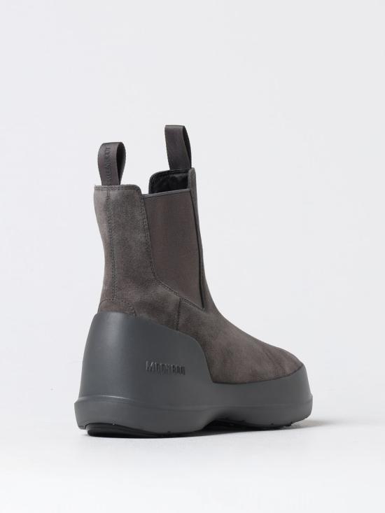 25FW 문부츠 루나 스웨이드 첼시 부츠 80D2480050 005 Grey - MOON BOOT