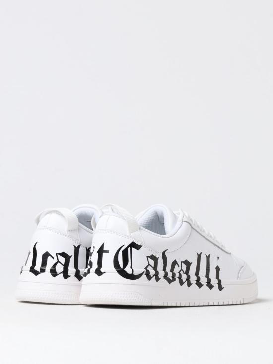  저스트까발리 스니커즈 77QA3SM5ZP397 003 White - JUST CAVALLI