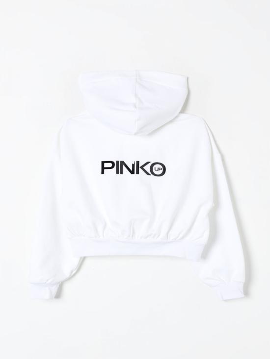 25FW [키즈] 핑코 트레이닝 상의 F4PIJGZH089 002 White - PINKO