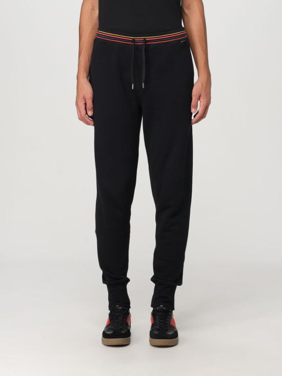 25FW 폴 스미스 아티스트 스트라이프 코튼 라운지 팬츠  M1A373MAU807 79 Black 1