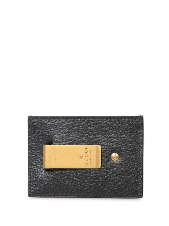 25SS 구찌 GG 마몽 레더 머니 클립 436022 DJ20T 1000 Black - GUCCI
