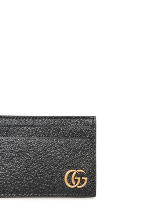 25SS 구찌 GG 마몽 레더 머니 클립 436022 DJ20T 1000 Black - GUCCI