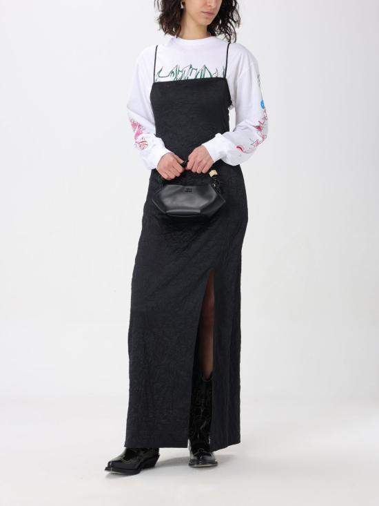  가니 롱 원피스 F8689 099 Black - GANNI