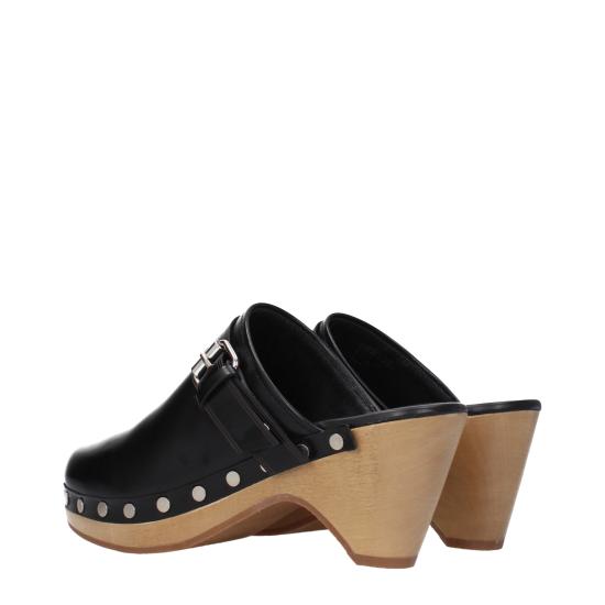 25SS 이자벨마랑 뮬/슬리퍼 SO0004FAA1C66S01BK - ISABEL MARANT