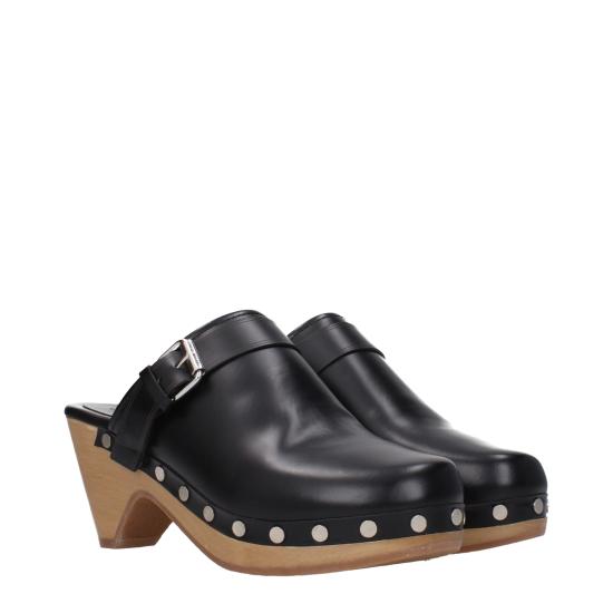 25SS 이자벨마랑 뮬/슬리퍼 SO0004FAA1C66S01BK - ISABEL MARANT