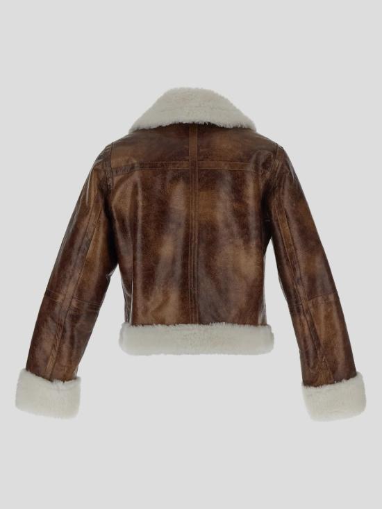 24FW 스탠드스튜디오 코트 61055 915887100 Brownoffwhite - STAND