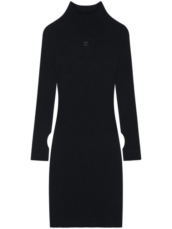 24FW 쿠레쥬 미디 원피스 324MRO466FI00499999 Black