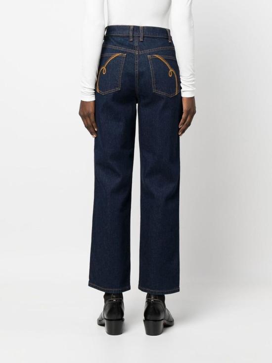  토리버치 스트레이트 팬츠 145939408 Dark Wash - TORY BURCH