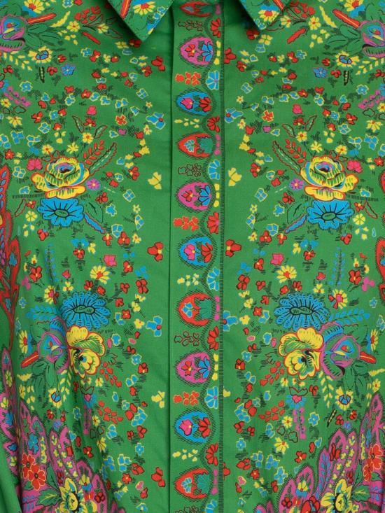  겐조 미디 스커트 FC62RO0979I257 Green - KENZO