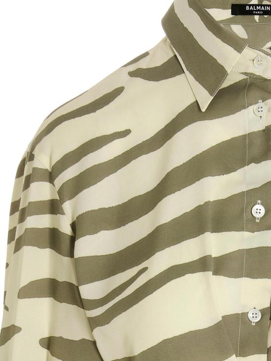  발망 블라우스 AF1HU105VC81GLU Multicolour - BALMAIN