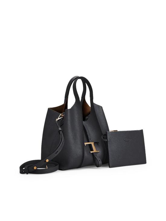 26FW 토즈 T 타임리스 미니 토트백 XBWTSBA9100Q8EB999B999 BLACK - TODS