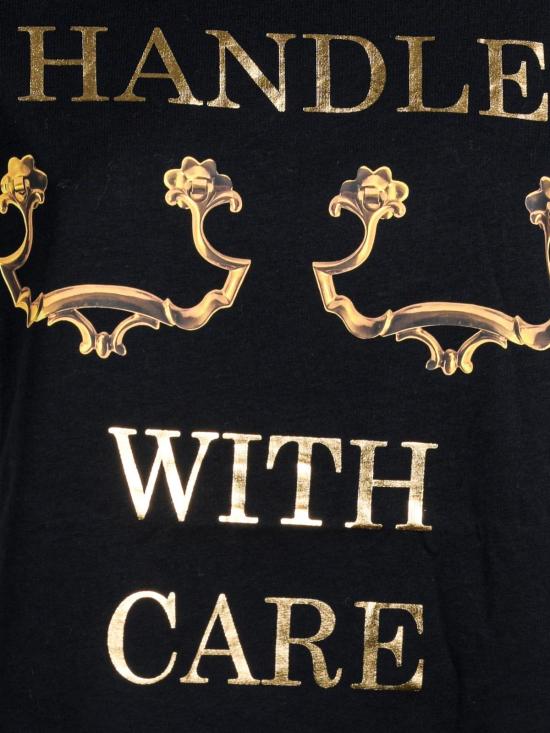  모스키노 반팔 티셔츠 070154415555 Black - MOSCHINO