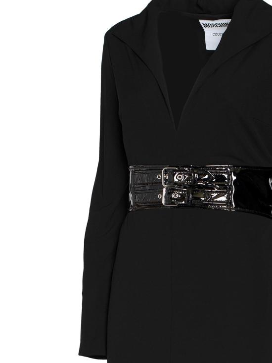  모스키노 롱 원피스 041755341555 Black - MOSCHINO