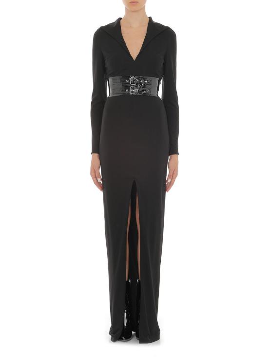  모스키노 롱 원피스 041755341555 Black - MOSCHINO