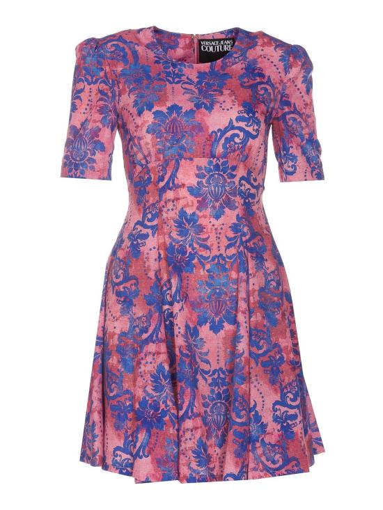  베르사체 미디 스커트 73HAO902NS169416 Purple