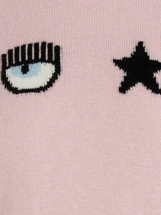  키아라 페라그니 터틀넥 73CBFM28CMA10407 Pink - CHIARA FERRAGNI