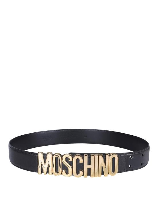  모스키노 레귤러 벨트 803580080555 Black - MOSCHINO