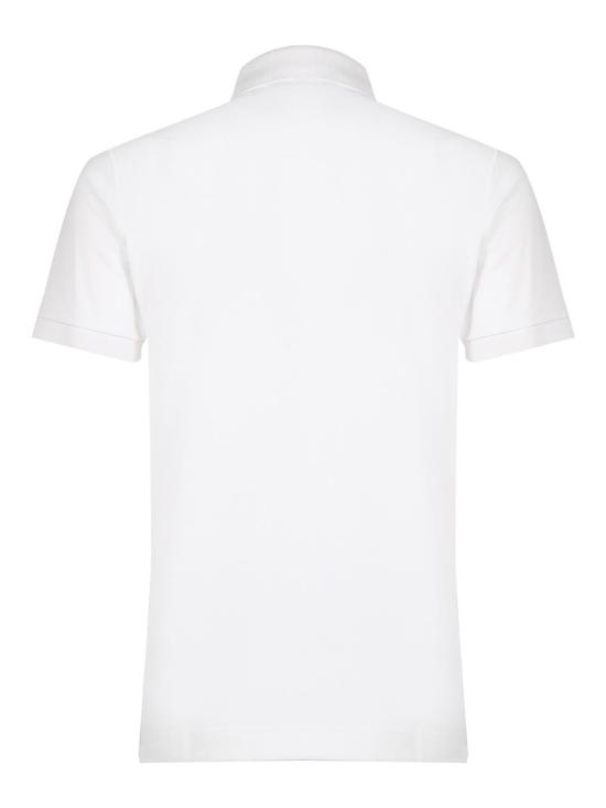  돌체앤가바나 로고 태그 코튼 폴로 셔츠 G8PL4TG7F2HW0800 White - DOLCE & GABBANA