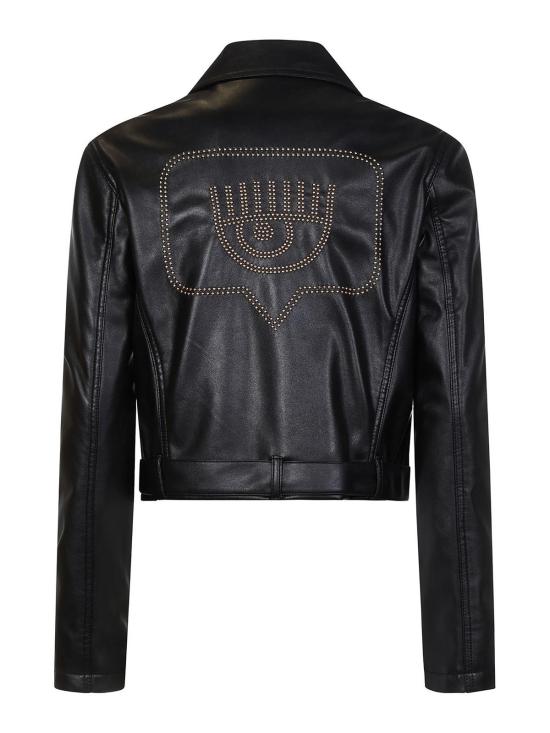  키아라 페라그니 가죽 자켓 73CBS408CNV7D899 Black - CHIARA FERRAGNI