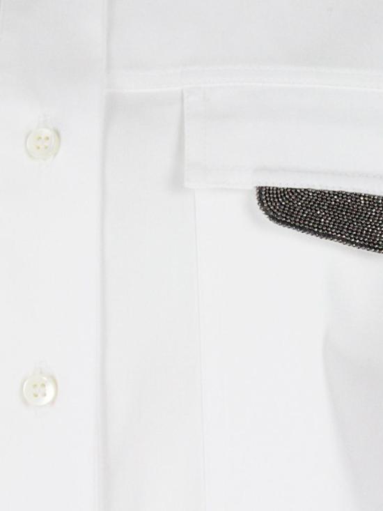  브루넬로 쿠치넬리 블라우스 M0091MV516C159 White - BRUNELLO CUCINELLI