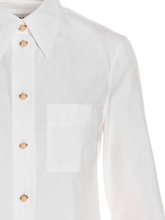  랑방 셔츠 RWSI00095600P2301 White - LANVIN