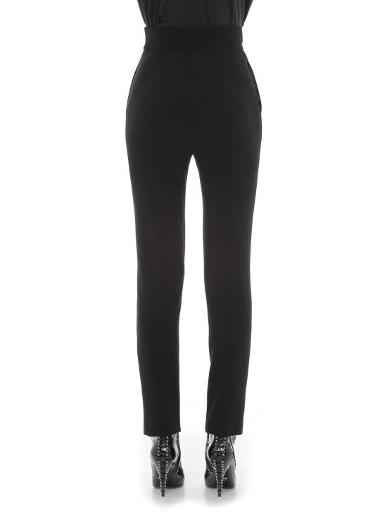  모스키노 스트레이트 팬츠 030455240555 Black - MOSCHINO