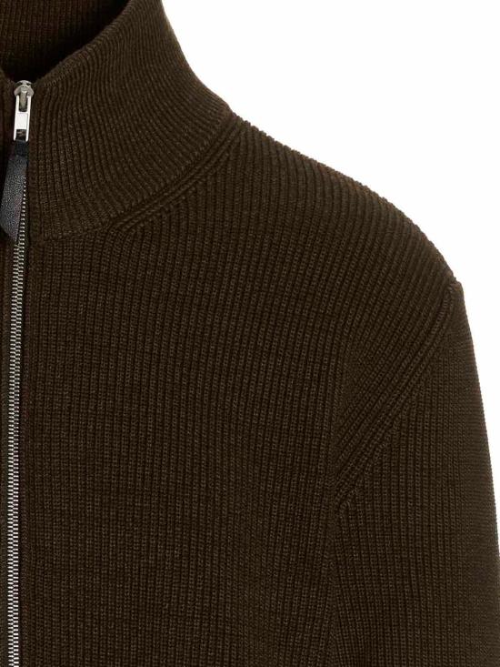  마르지엘라 집업 니트 SI1HA0013S17781728F Green - MAISON MARGIELA