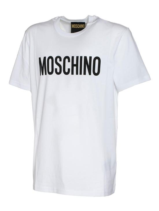  모스키노 반팔 티셔츠 070120411001 White - MOSCHINO