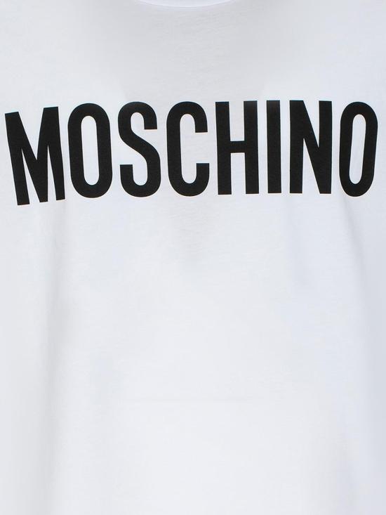  모스키노 반팔 티셔츠 070120411001 White - MOSCHINO