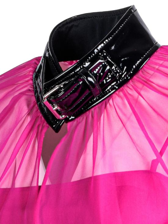  모스키노 숏 원피스 040455381244 Fuchsia - MOSCHINO