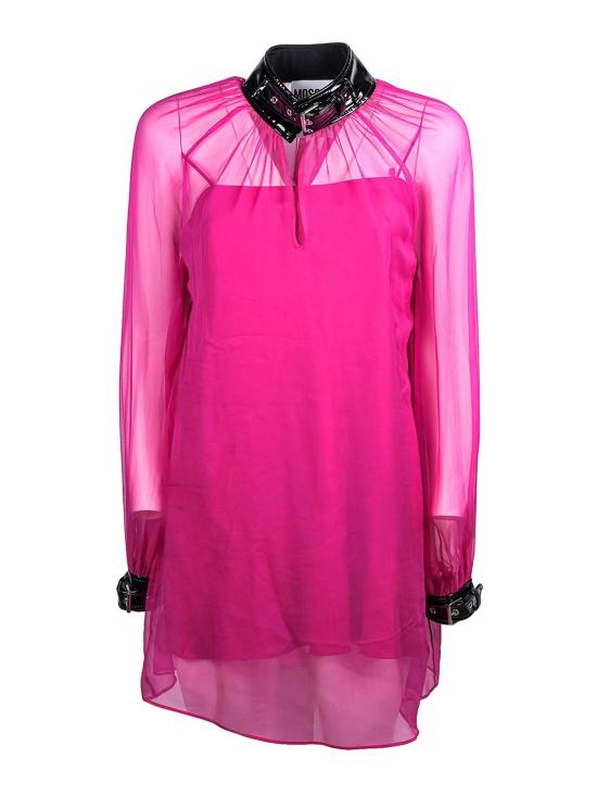  모스키노 숏 원피스 040455381244 Fuchsia