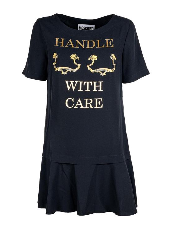  모스키노 숏 원피스 04045433555 Black