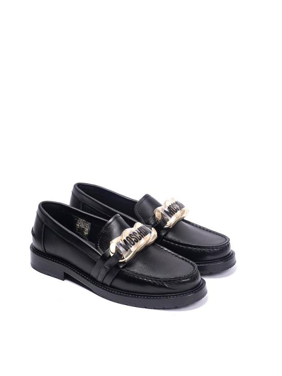  모스키노 로퍼 MA10383J1FMF0000NERO Black - MOSCHINO