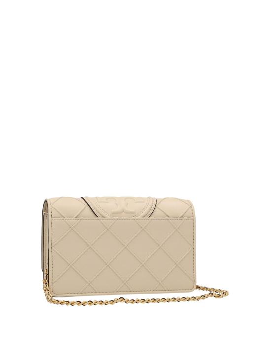 26SS 토리버치 플래밍 소프트 체인 월렛 138853122 White - TORY BURCH