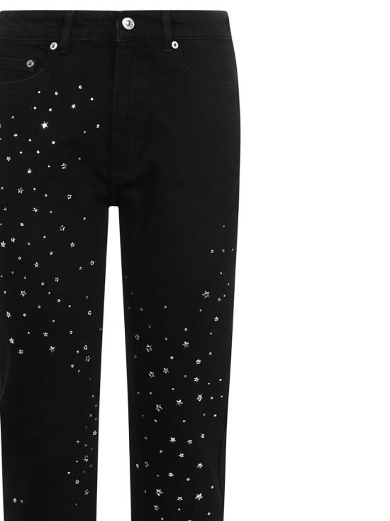  키아라 페라그니 스트레이트 팬츠 73CBB5R1CDW33909 Black - CHIARA FERRAGNI